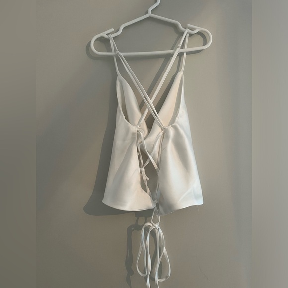 GARAGE ciel neck cami White, size XS - Picture 4 of 5